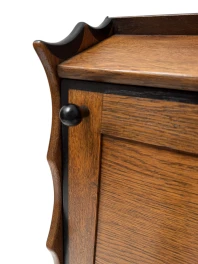 Art Deco Amsterdamse School Drop-Leaf Desk by Willem Penaat for Metz & Co.